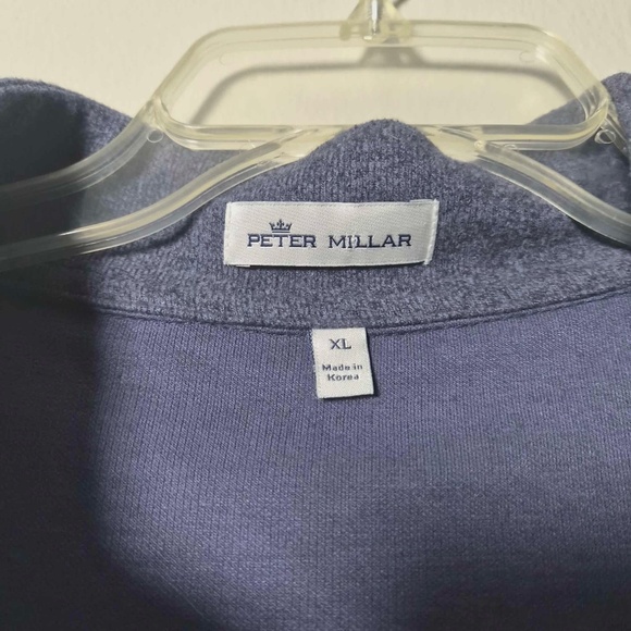 Peter Millar Blue Cotton Blend Sweater Vest XL - Picture 2 of 5